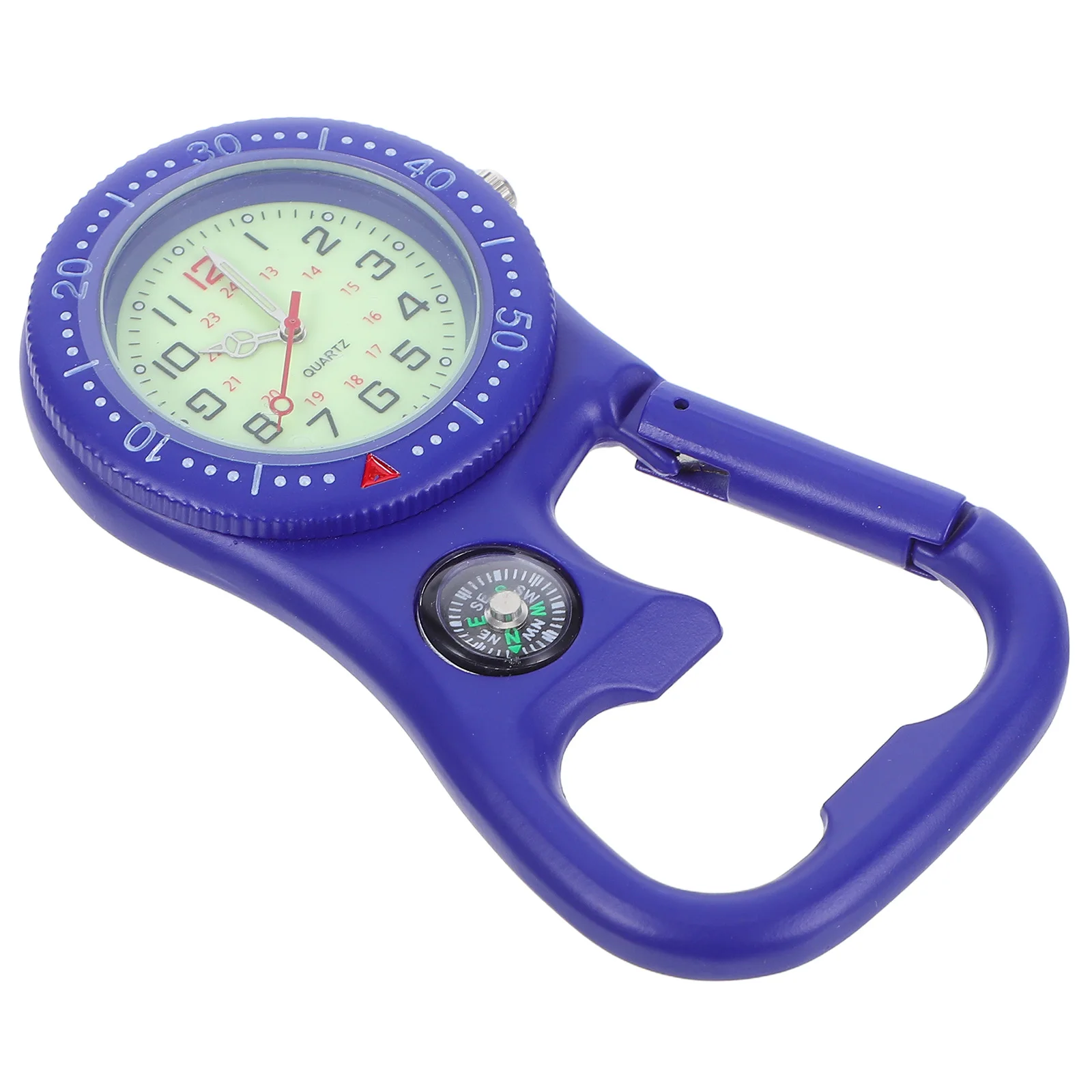 

Carabiner Watch Bottle Opener Compass Backpack Luminous Backpacker Clip-On Nurse