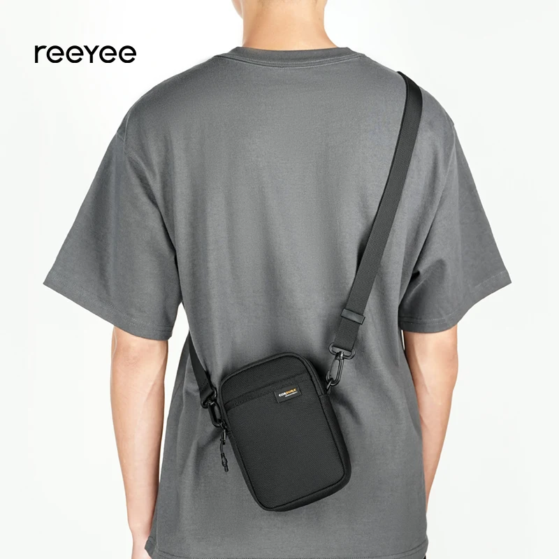 ReeYee Waterproof Crossbody Phone Bag, 1L Compact Lightweight Sling Pack, Durable Cordura Anti-Scuff Shoulder Handbag
