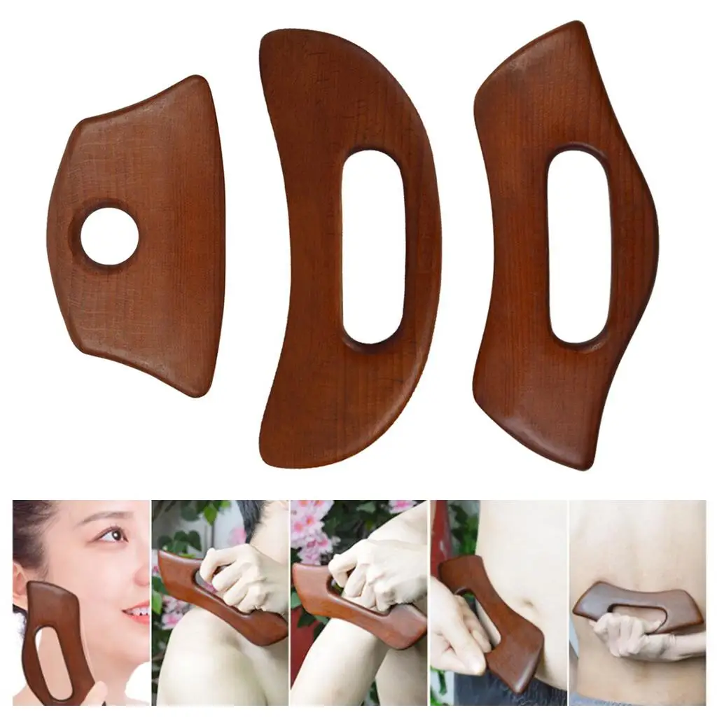 

Wooden Massage Scraping Tool Gua sha Stick for Back Legs Arms Professional