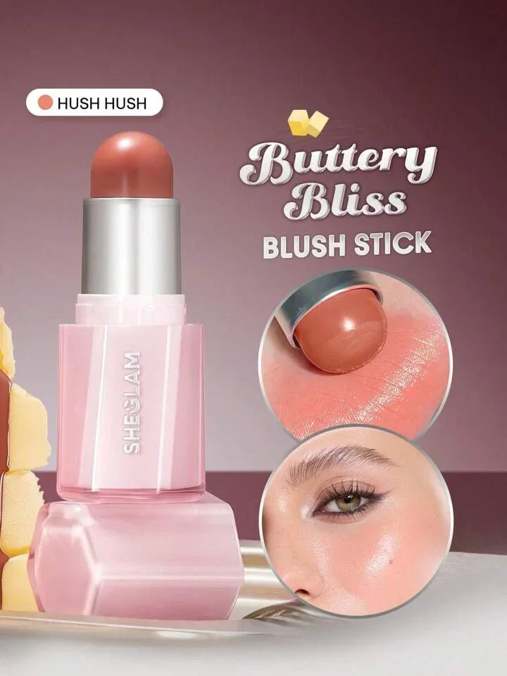 Original Sheglam Blusher Stick Natural Brightening Blush Cream Face Contour Water Light Moisturizing Makeup Cosmetic Beauty