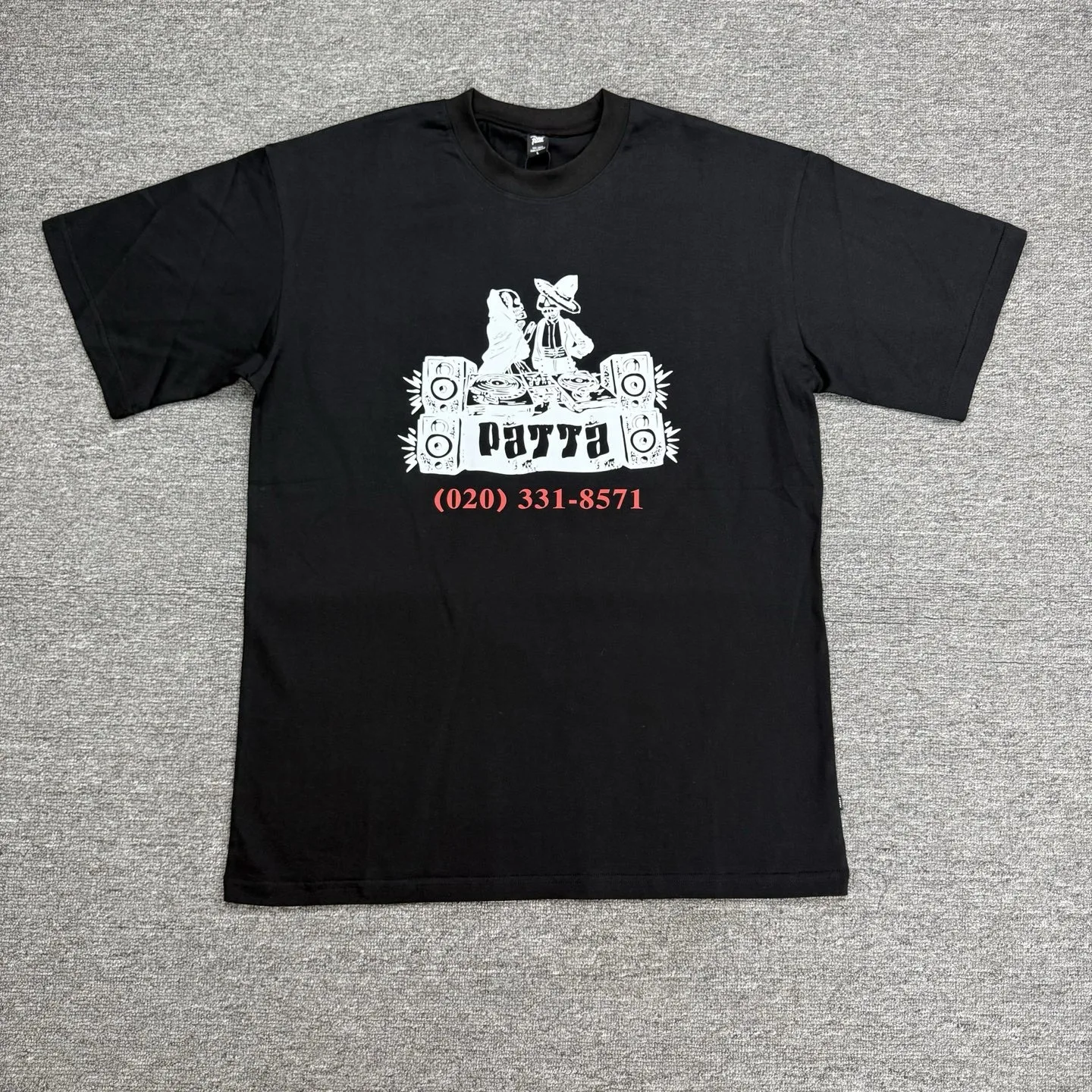 Patta Summer Trendy Retro Foreign Trade Lettering Graphic Casual Multi-purpose European Casual Fun Print Pattern Trend