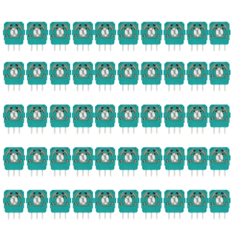AT12 3D Analogowy Joystick Potencjometr Moduł Czujnika Osi Rezystor Do Kontrolera PS5 Mini Switch Akcesoria Zamienne (50 Sztuk)