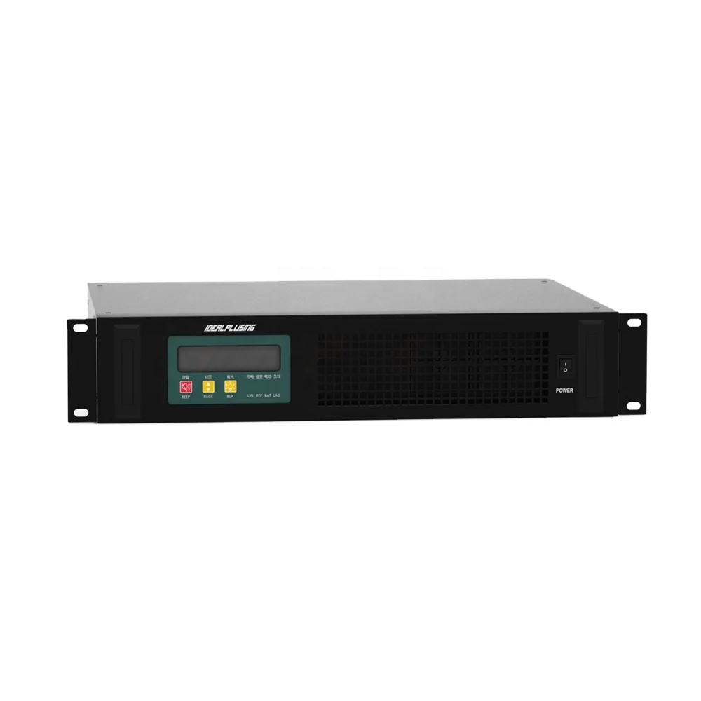 Factory cusmized LCD display 19-inch rack 4800w pure sine wave inverter 220v   dc  ac 6kva With large capacity output