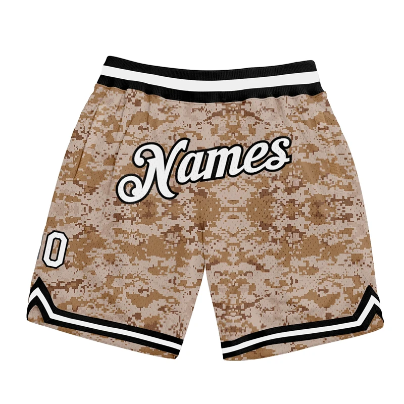 New Summer Camouflage Casual Sports Mesh Short Classic Personalized Name Number Gym Shorts 2025 Men's Gym Basketball Shorts 6xl