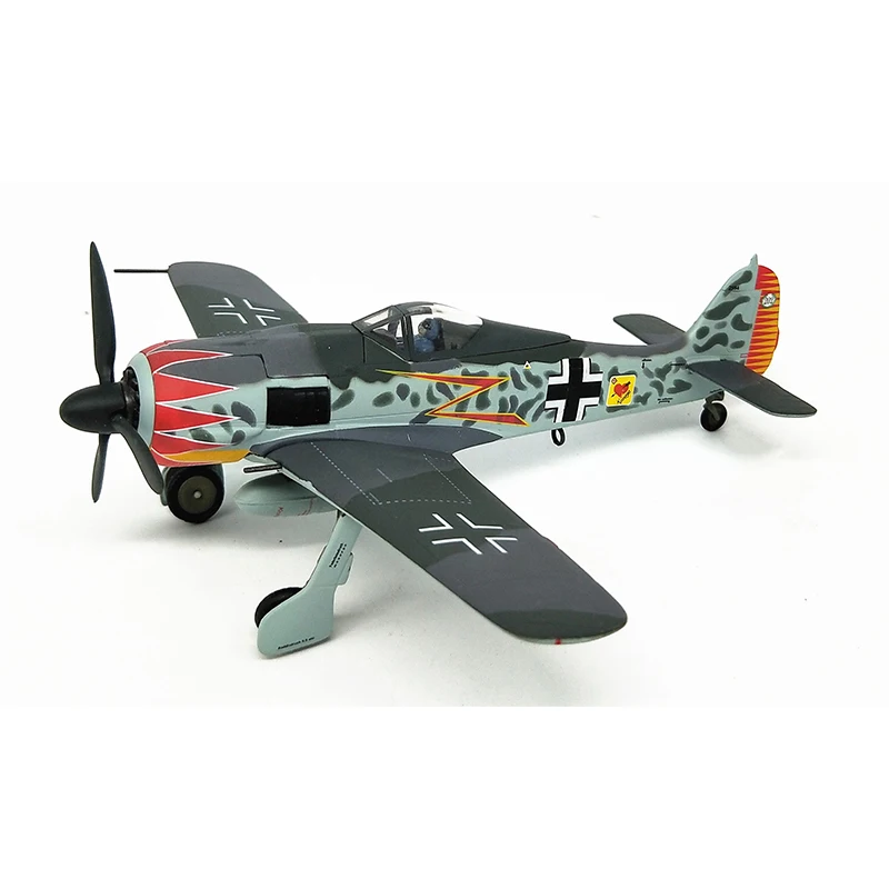Modèle d'avion en alliage Trumpeter soviétique Il IL-2M3 modèle de chasse 36410/36412/36413 Luftwaffe de la seconde guerre mondiale FW190 A-5 combattant 1/72