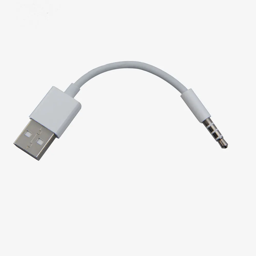 Charger Data USB 3.5mm Sync Audio Cable for iPod Shuffle 3rd 4th Gen