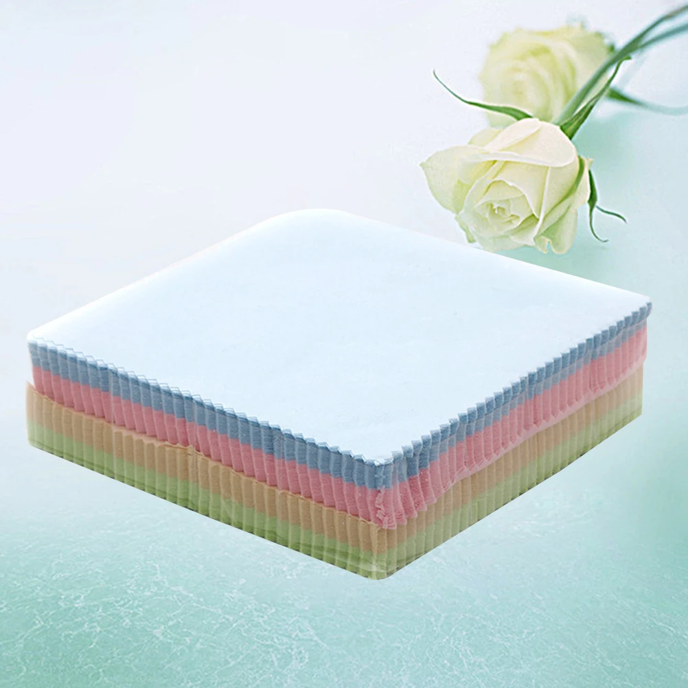 

Microfiber Cleaning Cloth 13x13cm Soft Reusable Fiber Wipe Phone Glasses Jewelry Cloth for Delicate Surfaces Home Daily Use