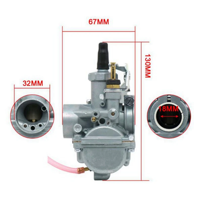 

Vm18mm Motorcycle Carburetor VM18-144 1002-0046 Mikuni Geniune VM 18Mm Round Slide Carb Carburetor Motorcycle Accessories