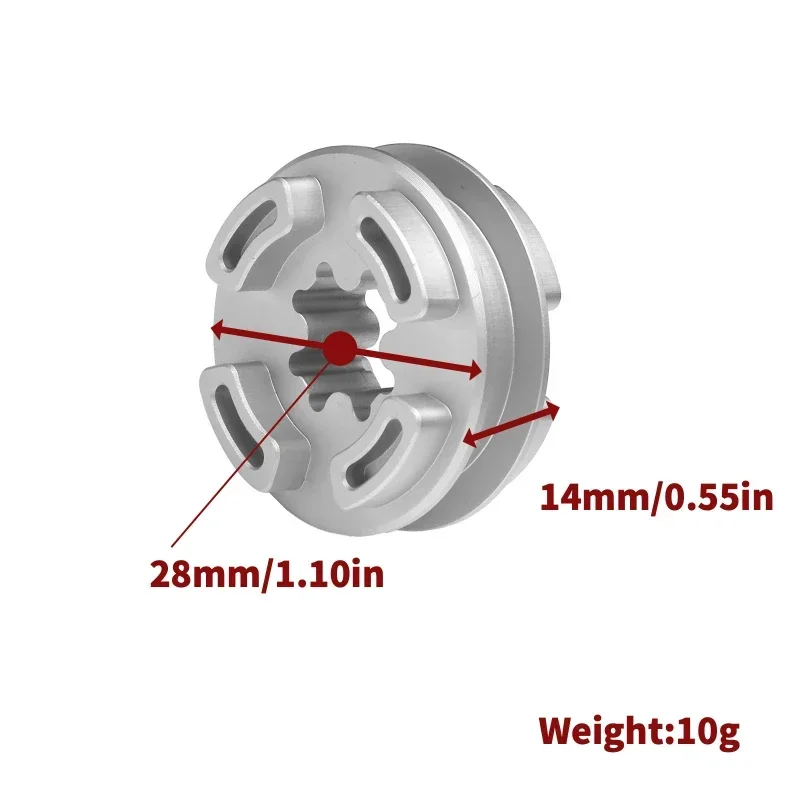 Chien d'entraînement en métal Electrolux 3985X pour TRXS Summit 1/10 RC, pièces de voiture, accessoires de mise à niveau