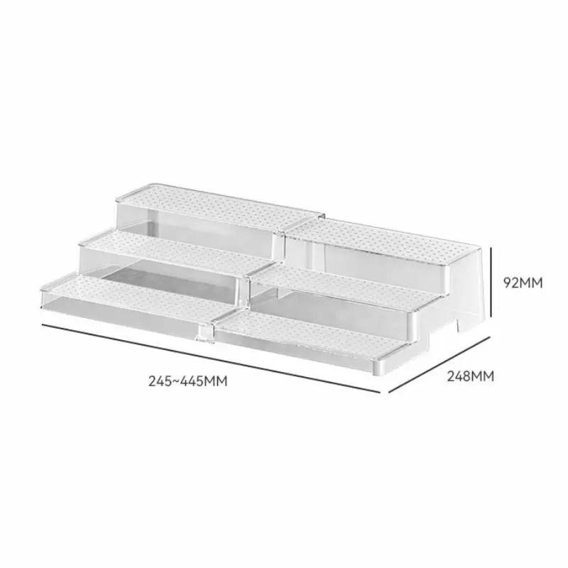 3-Tier Expandable Display Shelf for Models & Figures Organizer for Collector Showcase