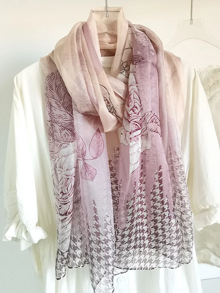 summer-lightweight-silk-scarf-long-ne-wrap-sun-protection-floral-plant-design-ethnic-sle-awl-for-women