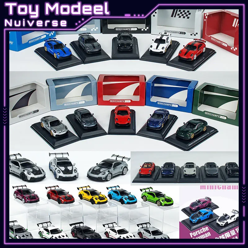 

Minichamps 1/64 Porsche 911 992 Targa 4 GTS 2025 Diecast Alloy Car Model Fine Exquisite Display Collectible Decor Perfect Gift