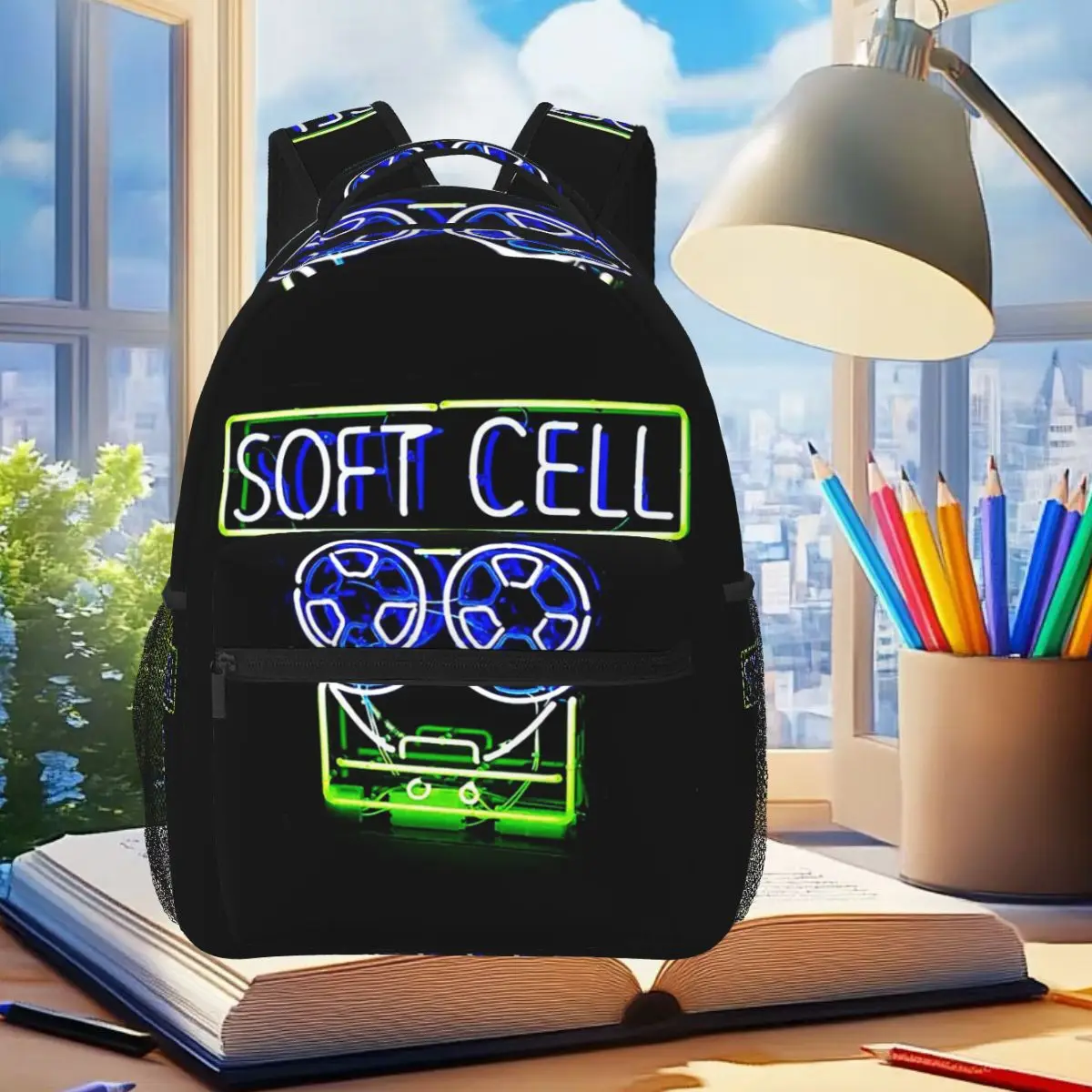 Best Original Legend Electro Music Soft Cell Band Backpack Student Boys Girls BookBag Children School Bag Computer Shoulder Bags