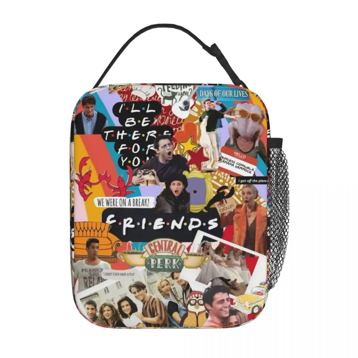 Friends TV Show Central Perk Product Insulated Lunch Bag For Office Food Container Portable Thermal Cooler Lunch Box