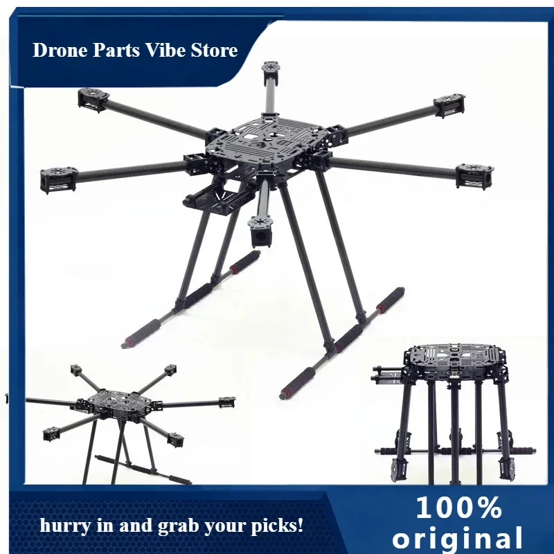 

APZD850 Полностью карбоновая рама ZD 850 850 мм для гексакоптера с шестью роторами, складная рама с неразборным шасси для FPV