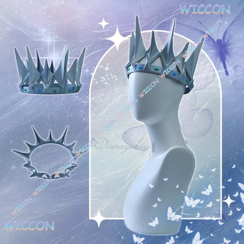 

WuHu/Prop Crown 3D Printed Products Princess Cosplay Accessories Elf King Queen Crown Fantasy Style Headwear Halloween Carnival