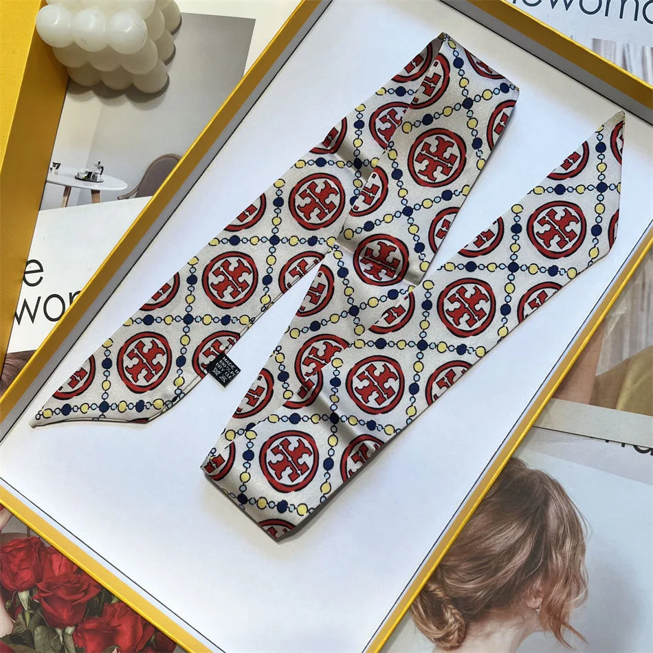 5*90 سنتيمتر جديد قطري وشاح حريري طبقة مزدوجة حك الحرير الرجعية المرأة تنوعا حقيبة ملزمة اكسسوارات عقال هدية تذكارية #3