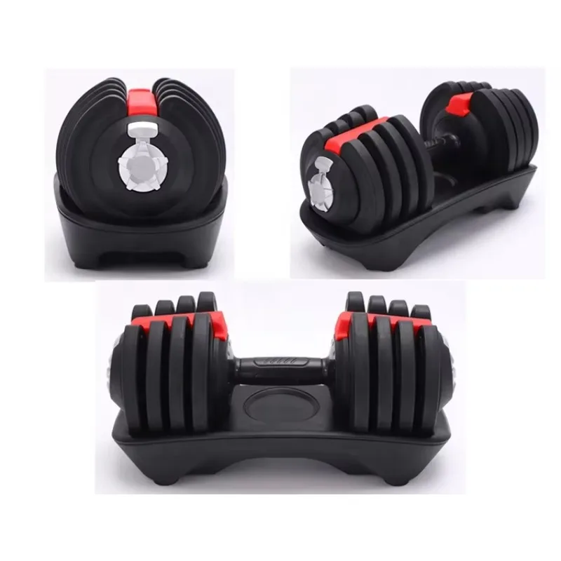 

Adjustable Dumbbell Set Easy Home Gym Equipment for Body Building Power Strength Workout Made of Steel and Iron Hot Pick 32kg
