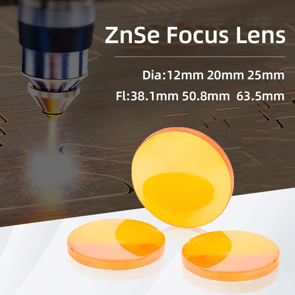 Bluetimes CO2 초점 렌즈 중국 PVD ZnSe 직경 12 18 20 25 FL 38.1 - 190mm CO2 레이저 조각 절단기 Znse 렌즈