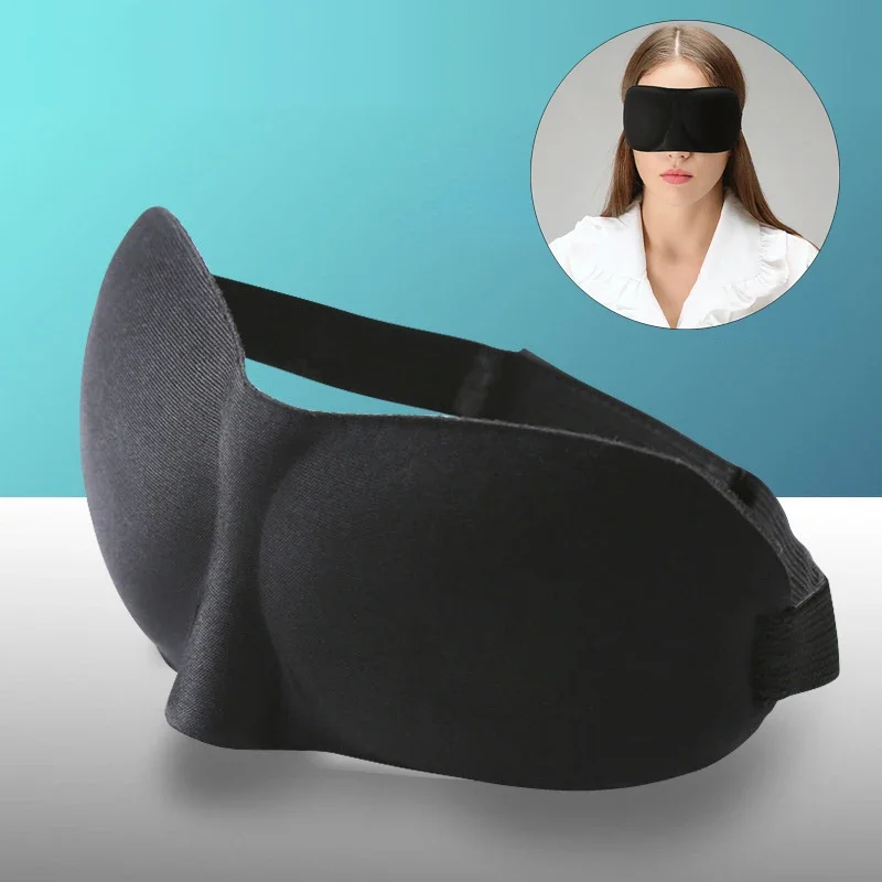 

1Pcs 3D Sleep Mask Natural Sleeping Eye Mask Eyeshade Cover Shade Eye Patch Women Men Soft Portable Blindfold Travel Eyepatch