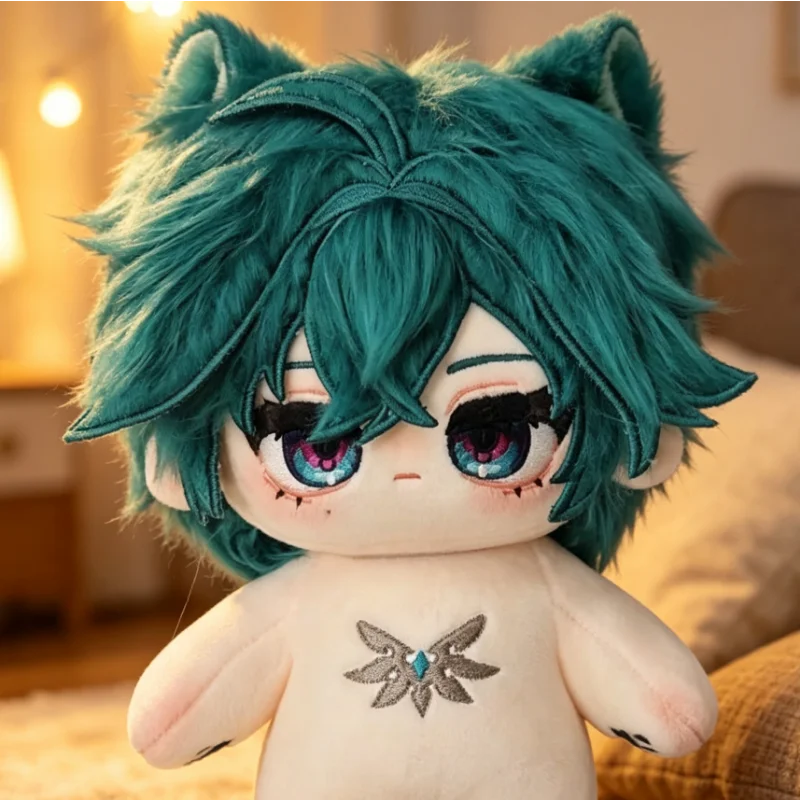 Stuffed 20cm Game Genshin Impact Lohen Plush Dress-up Cotton Doll Toys for Kids Plushies Cosplay Decor Birthday Gift for Friend - view 4