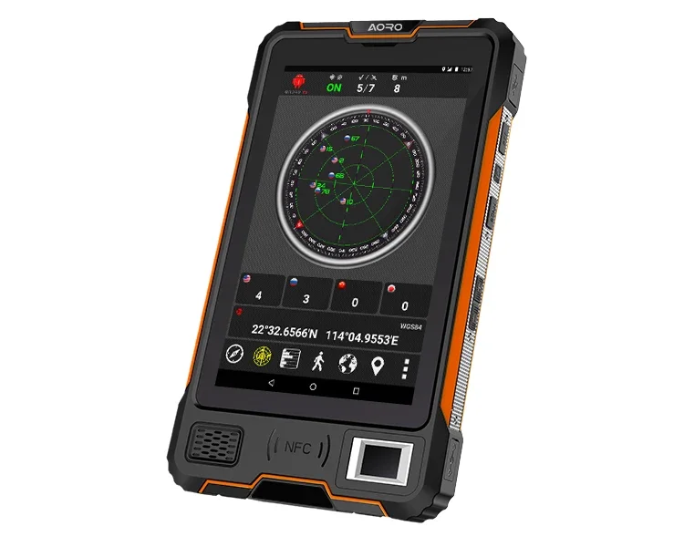 

AORO P9000 8 Inch Android Industrial Tablet Handheld RFID QR/2D Scanner With Fingerprint Rugged PDA By MTK Processor