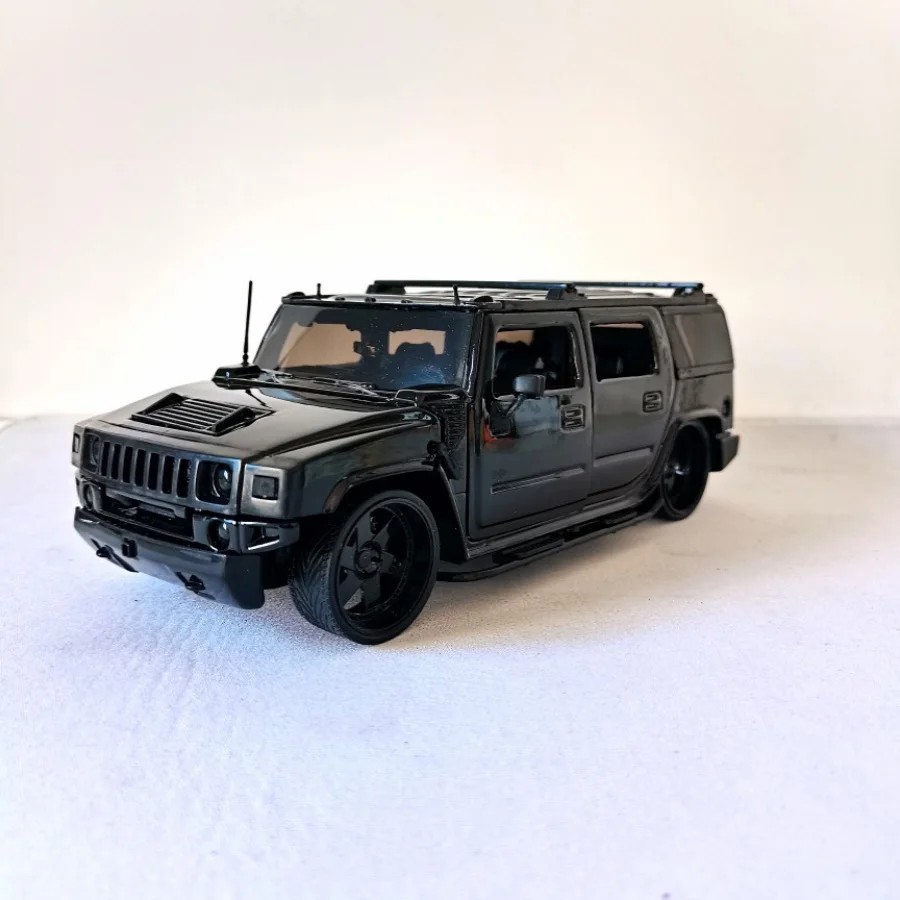 Die Cast 1/24 Scale 2003 HUMMER H2 SUV Alloy Car Model Emulation Car Model Collection Toy Gift Display Simulation Decoration