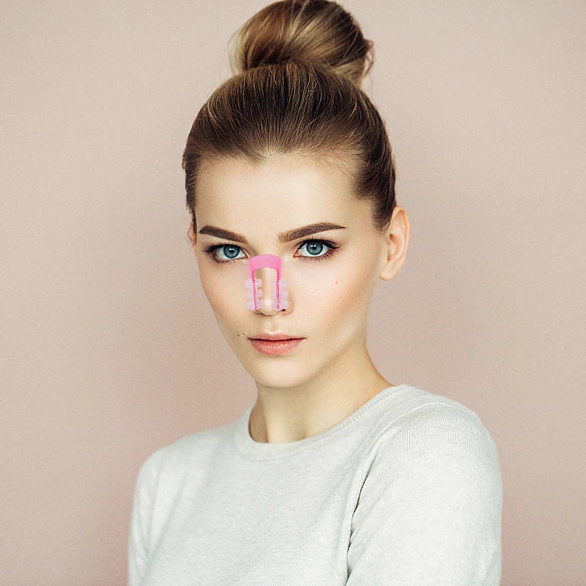 4 قطعة مشبك رفع سيليكون جسر الأنف مستقيم ل تدلى الأنف حتى تشكيل أداة غير الغازية جهاز الجمال نحت الوجه