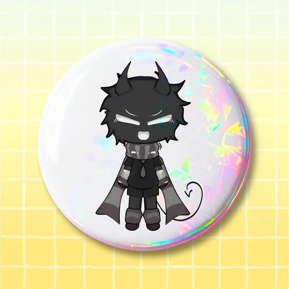 T-Twixxel Game Button Supplies Round Badge Pins Clothes Decor Includes Metal Pin Back Cover