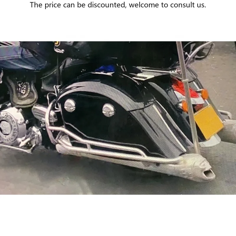 

14 Up Indian Motorcycle Rear Bumper Bar Gloss Black Protective Accessories For Chiefdom New Condition Aluminum Steel Material