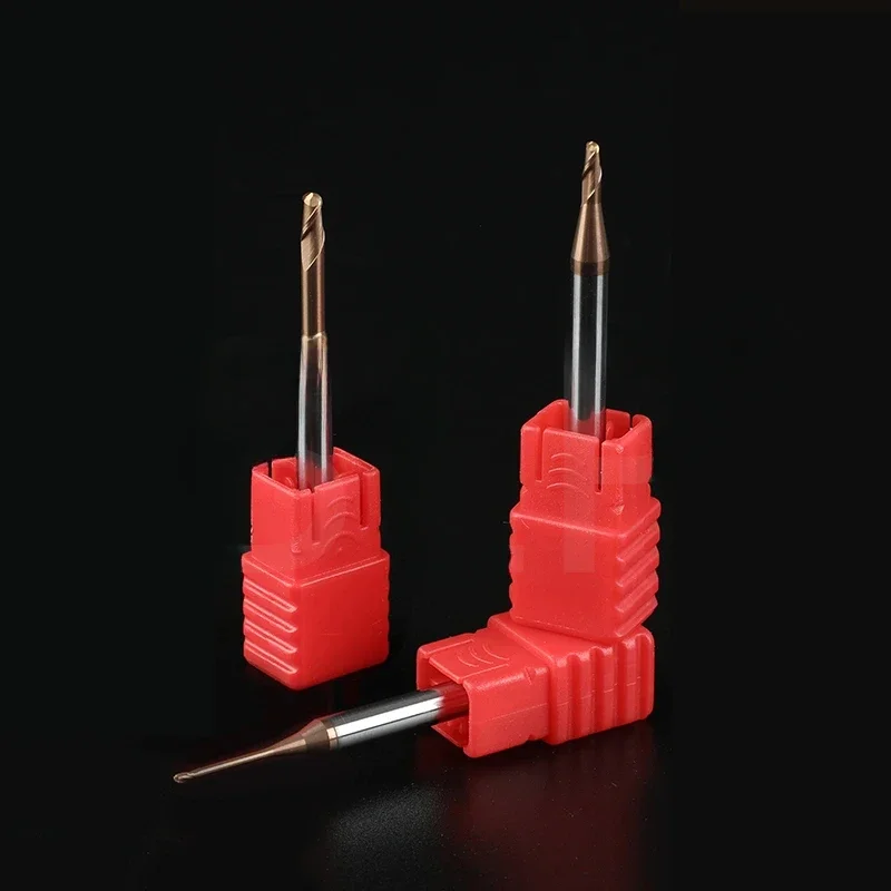 R0.5/R0.75/R1.5 Deep Groove Alloy Ball Milling Cutter Avoiding Long Neck Cutting Lengthening CNC 2F Deep Hole Steel For Metal
