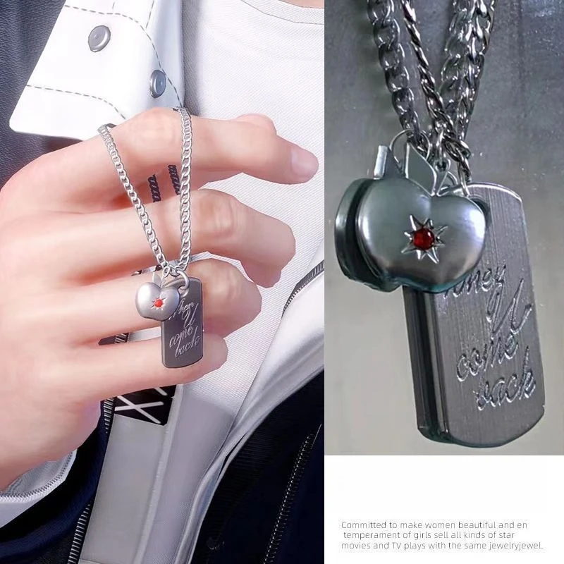 

Ожерелье-подвеска «Любовь и глубокое пространство» - аниме-игра, периферийные устройства, косплей, ювелирные изделия, нишевый дизайн, памятный подарок, подвеска