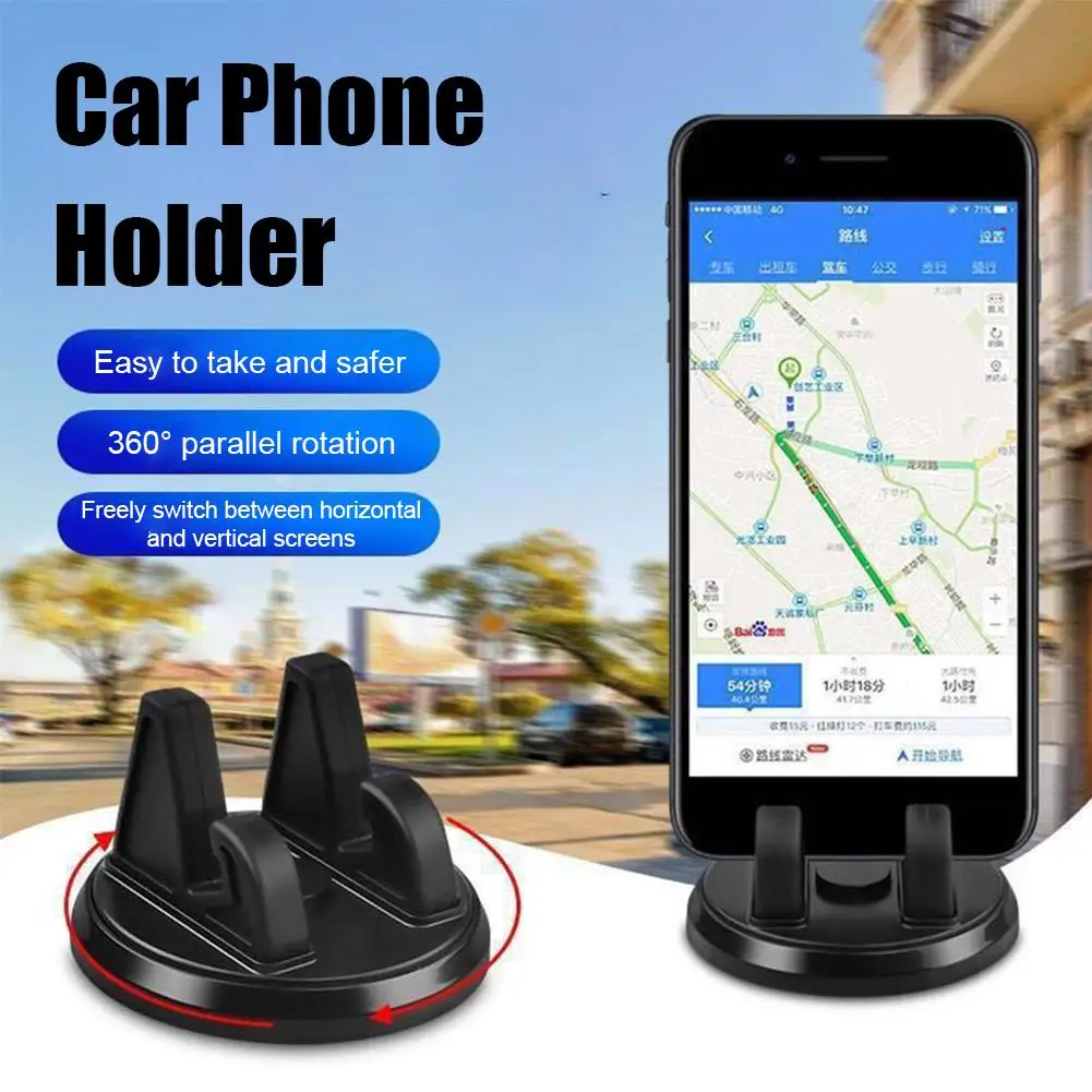 360 °   Suporte giratório para celular, suporte para carro, antiderrapante, navegação gps, suporte para carro, universal para todos os pho g6m1