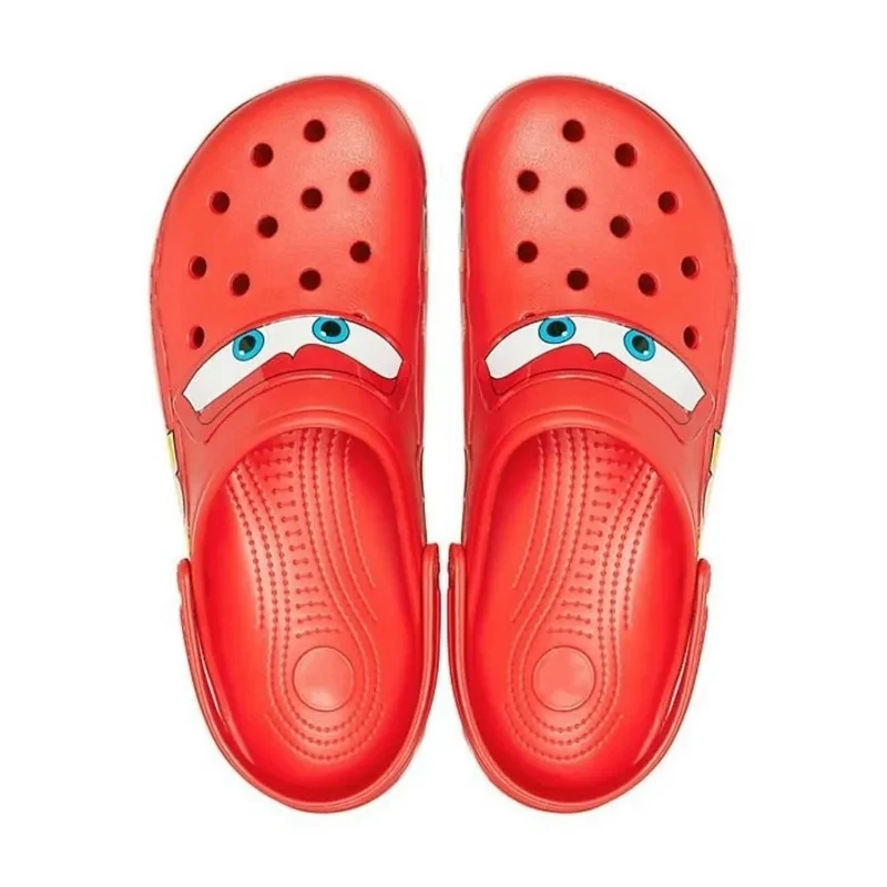 Lightning Mcqueen Adult Summer Slippers Cars Shoes Outdoor Sandals Figurine Anime Trailer Character Cave Shoes Sandals Eva Shoes