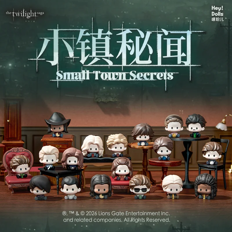 Suplay Genuine The Twilight Saga Small Town Secrets Series Mini Figures Blind Box Collectible Cute Character Desktop Decoration