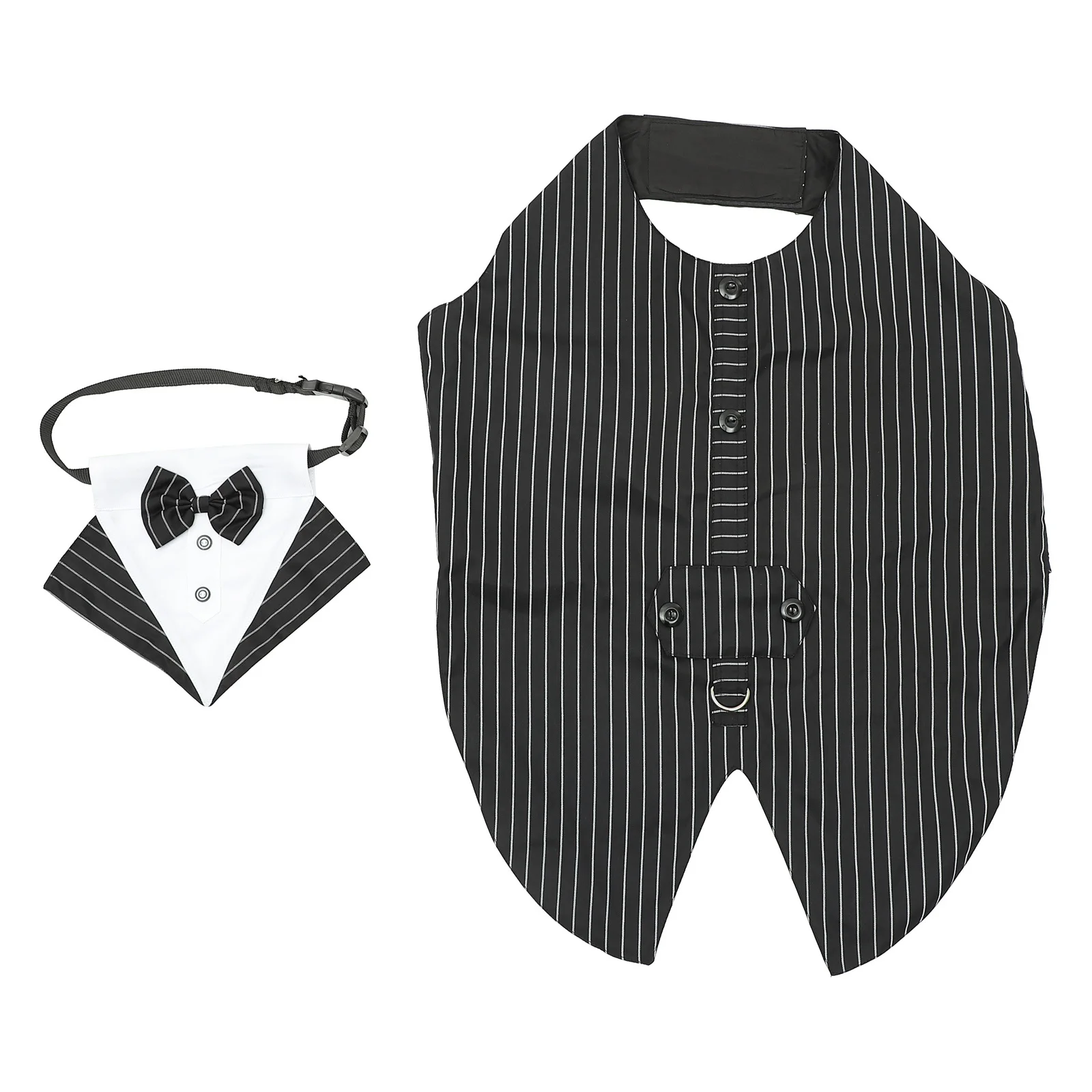 

1Set Dog Suit Decorative Dog Tuxedo Delicate Pet Costume Wedding Party Scarf Comfortable Accessory Pet Accessory