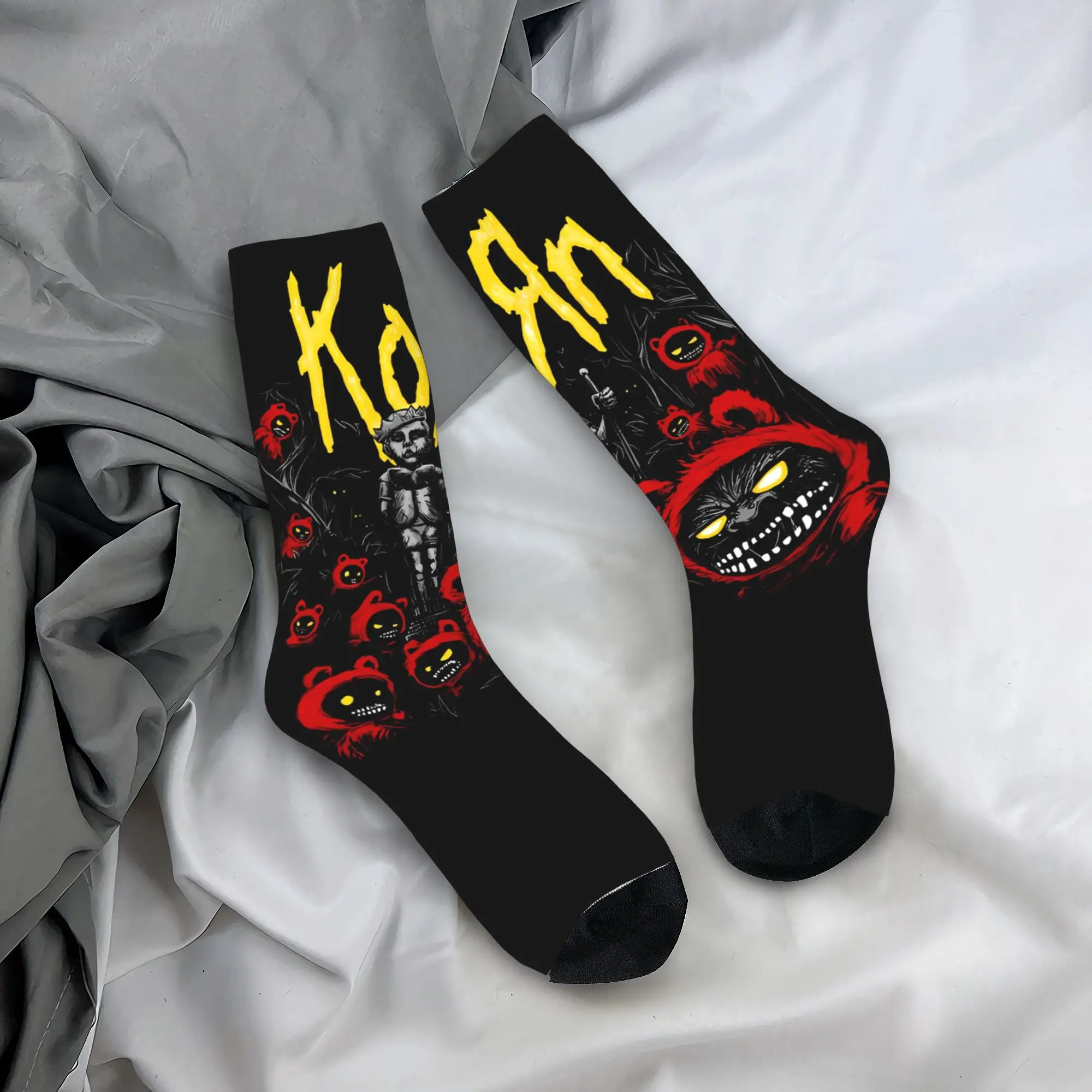 Korns Issues Doll Metal Winter Warm Stockings Hip-hop Men's Women'sSocks Rock Band Y2k Sweat Absorbing Sports Socks