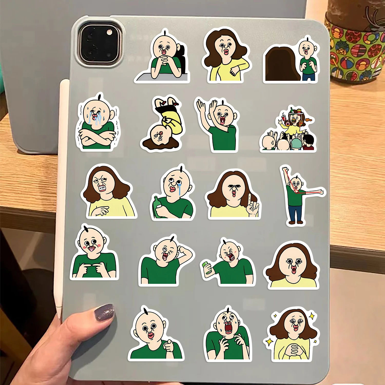 73PCS Cute Korean Cartoon Scrapbook Stickers DIY Diary Laptop Luggage Skateboard Graffiti Decal Fun Stylish Classic Toys image 2