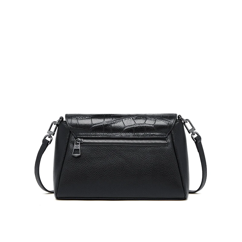 ZOOLER New Arrived Women Real Leather Crossbody Bag Handmade Shoulder Messenger Bag Pattern Gifts for Mum Purses Classical#HY591
