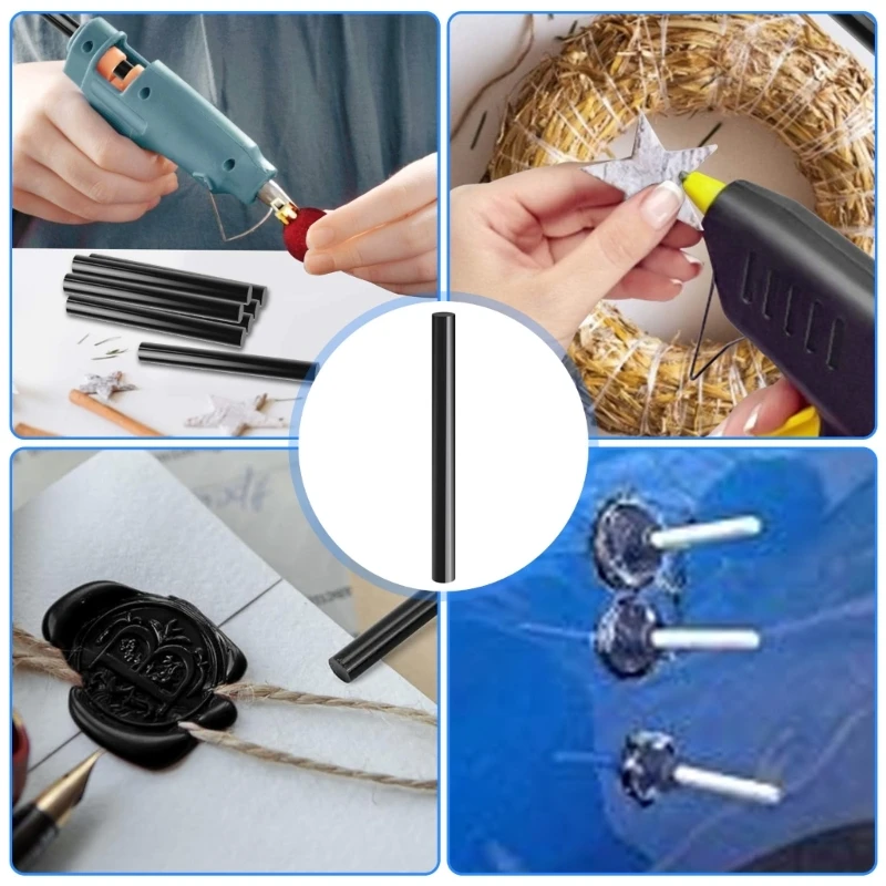 

547B Strong Adhesive Black Hot Melt Glues Sticks for Electric Glues Guns Craft DIY