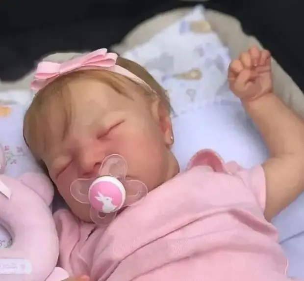 48CM Full Body Reborn Baby Dolls Newborn Levi with 3D Skin Multiple Layers Painting with Visible Veins Soft Touch Doll
