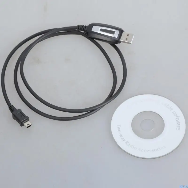R91A USB Programming Cable Mobile Radio Transceiver Programming Cord for TYT