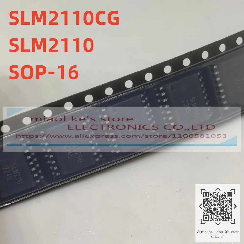 [5PCS] 100% New Original SLM2110 2110 SLM2110CG SOP16 Full Bridge/Half Bridge Driver IC Chip