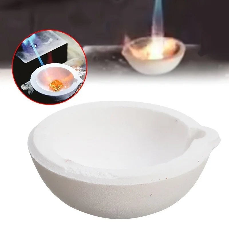 150g Quartz Silica Melt Pot Melting Bowl Crucible Casting for Golden Silvery Platinum