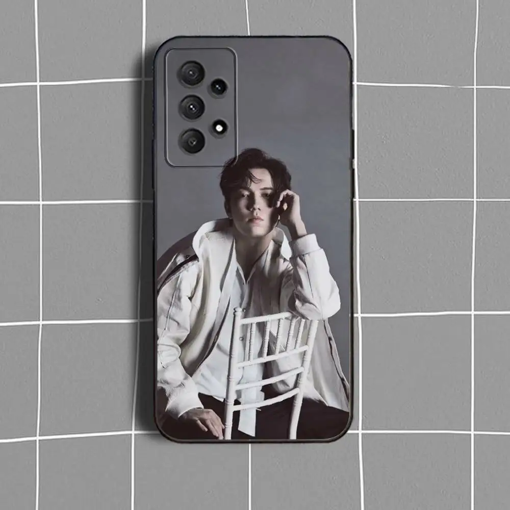 D-DimashS QudaibergenS Funda de teléfono para Samsung Galaxy A73,31,32,72,41,53,52,71,22,5G,Nota,J7,8,9 Funda negra suave