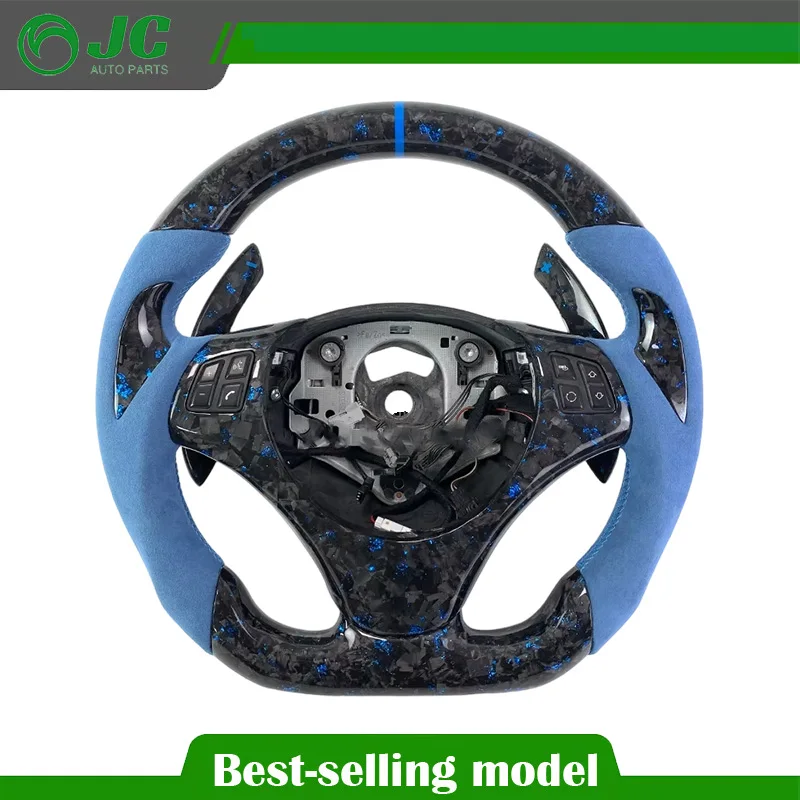

Forged Carbon Fiber Steering Wheel for BMW X1 X5 X6 E90 E91 E92 E93 E81 E82 E87 E88 E84 E70 E71 Interior Accessories Upgrade