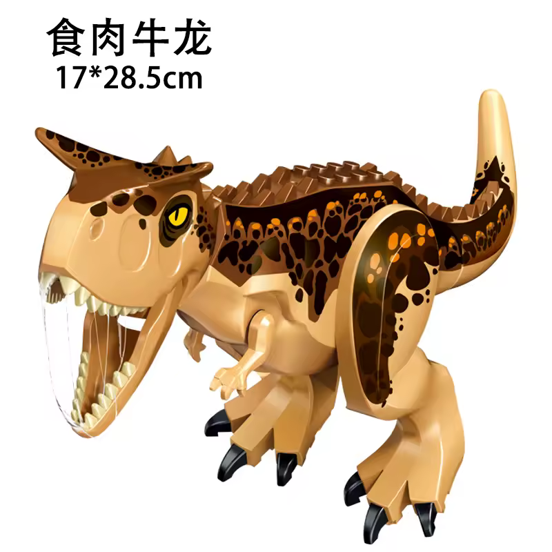 Jurassic World 3 Brutal Raptor Building Blocks Dinosaur Bricks Tyrannosaurus Indominus I-Rex Assemble Toy For Children - Image 25