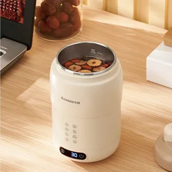 220V Portable Travel Electric Kettle Home Temperature Controlled Kettle Office Health Stew Cup Automatic Thermos Kettle 500ml