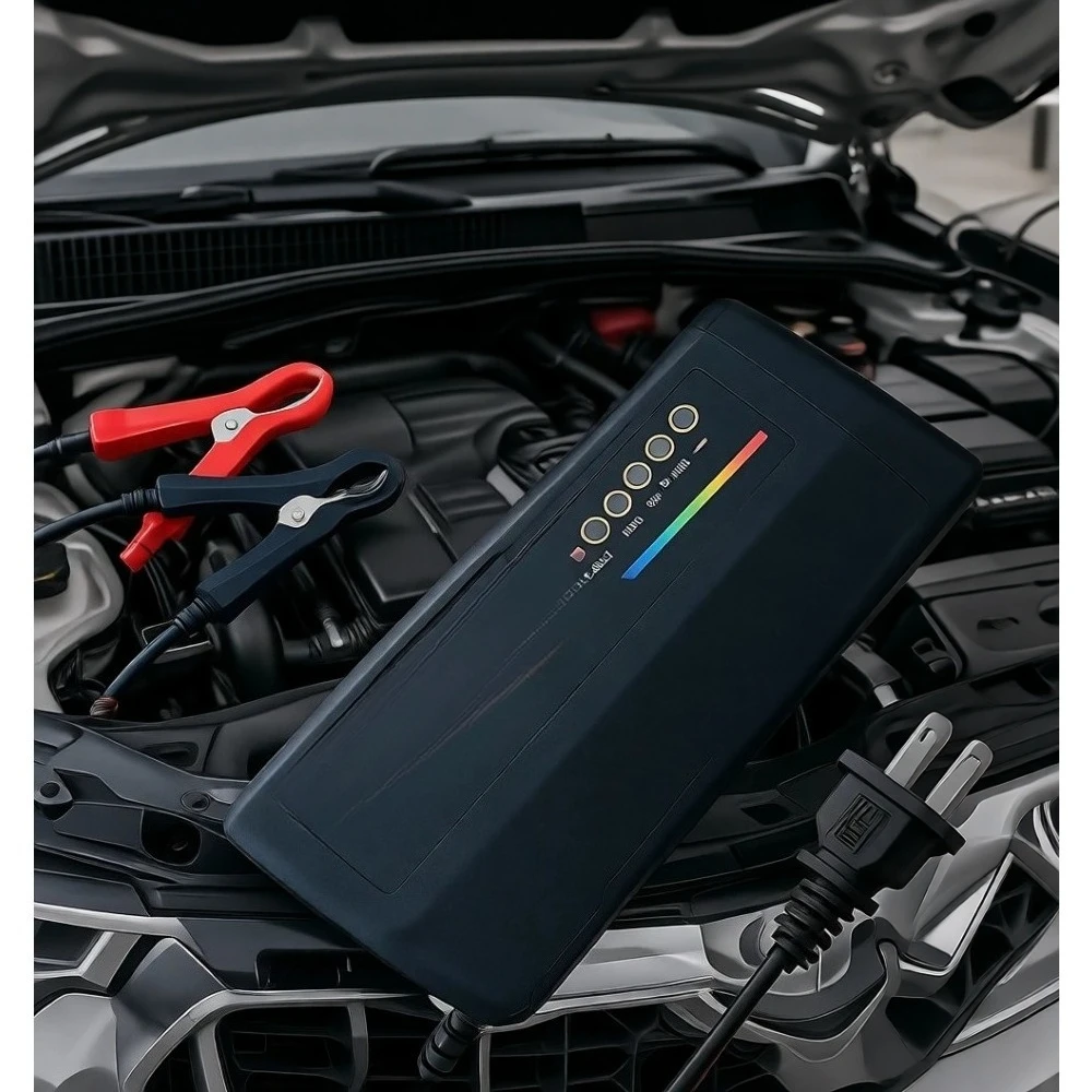 

48V 58.4V 5A Smart LiFePO4 Charger 6 LED Display Fan Cooled Full Protection