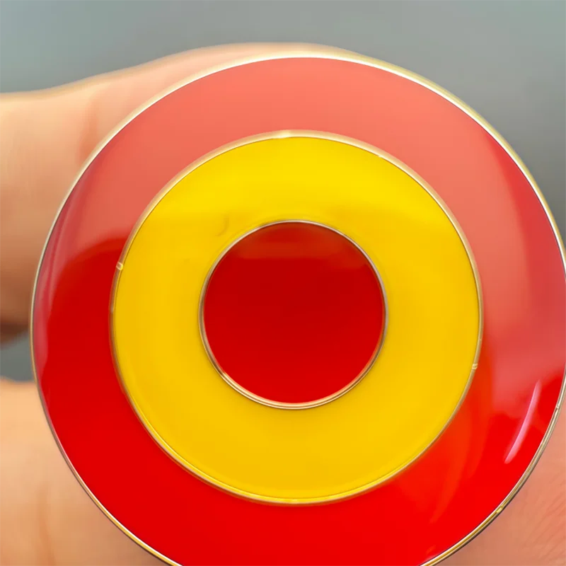 Spain Flag Metal Soft Enamel Lapel Badge Pins Brooches